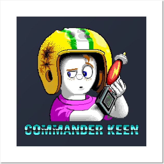 Commander Keen Wall Art by Retro8Bit Fashion Store